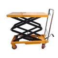 small hydraulic lift scissor lift trolley warehouse platform lift